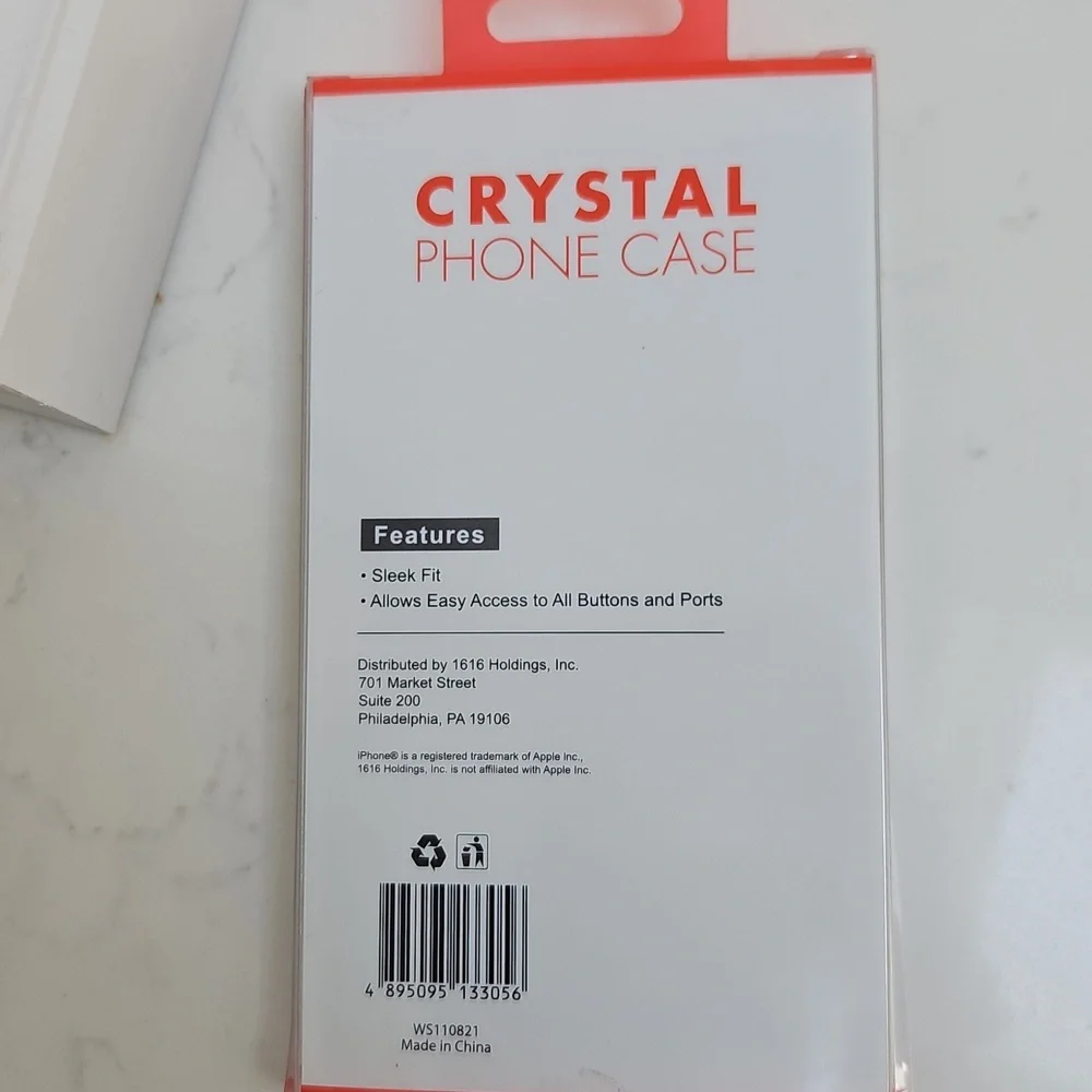NIB Crystal Phone Case - Iphone 13/13 Pro Iridescent White‎ - Picture 4 of 5